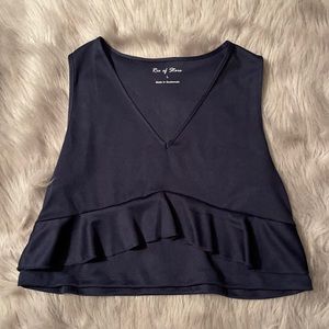 Navy - Crop Top